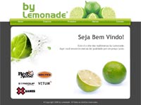 By Lemonade - Criação de layout e programação do website (PHP + CSS)